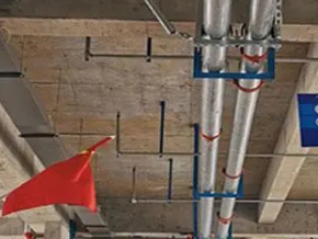 临高管廊支架的安装方法